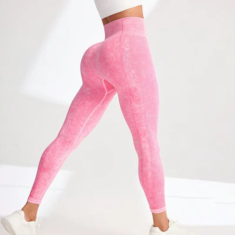 Nylon Sanding Yoga Leggings Women Seamless Tight Pants High Elastic Sexy Hip Liftting Leggings Workout Running Gym Pants