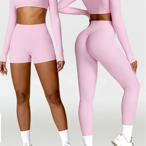 2PCS Yoga Suit Sports Set Women Quick-Drying Gym Set Women Tracksuit Running Workout Long Sleeve Sports Shirt Yoga Clothing