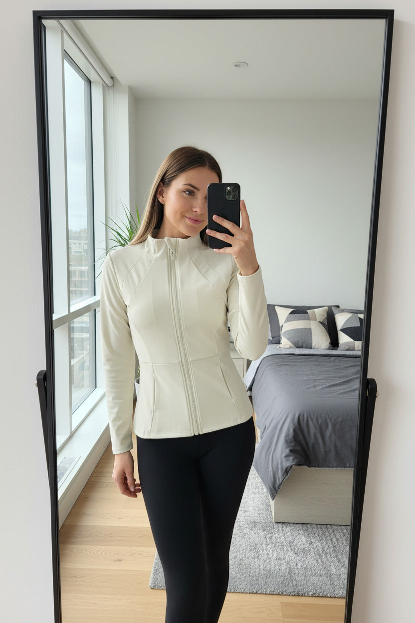 Yoga Clothes Windbreaker Sportswear Woman Running Long Sleeve Sweatshirt Sports Jackets Top Women Workout Tops Activewear